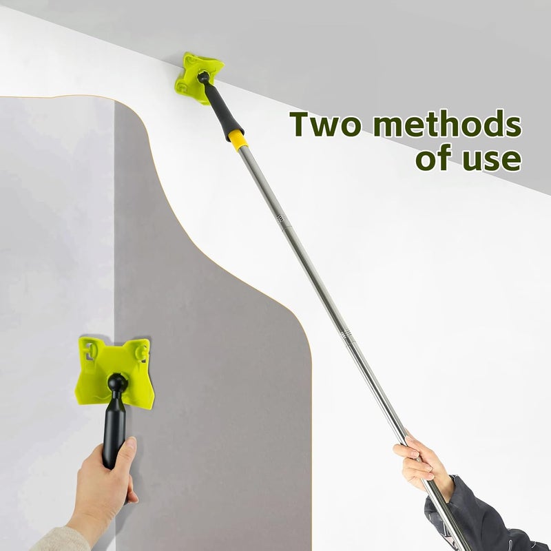 TUDUD Store Drywall Corner Edger Tool Adjustable Handle Angle Corner Paint Repair Tool with Extension Pole for Walls, Edge Painting and Trimming - Image 5